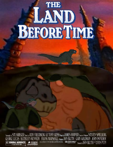 The Land before time movie poster. my Version by spongebobxyz on DeviantArt