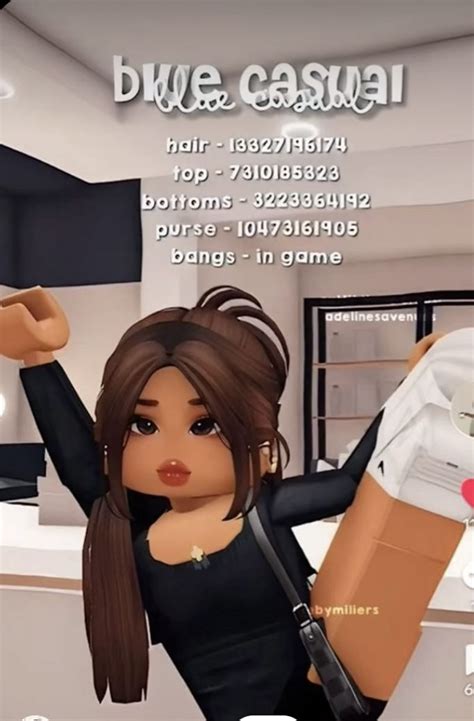 Pin by N&M on Cosas que Noa hizo | Black hair roblox, Role play outfits, Baddie outfits ideas