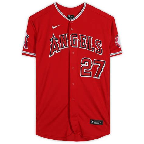 Mike Trout Signed Angels Jersey (MLB Hologram) | Pristine Auction