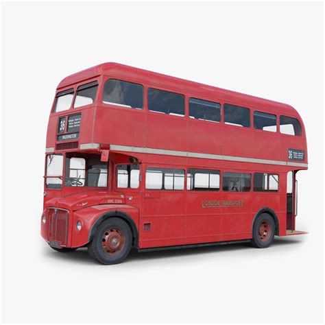 London Bus 3D Model $5 - .obj - Free3D