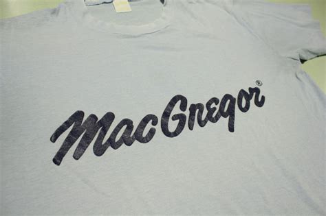 MacGregor Vintage Soft Thin Single Stitch USA Made Sportswear 80s T-Sh – thefuzzyfelt