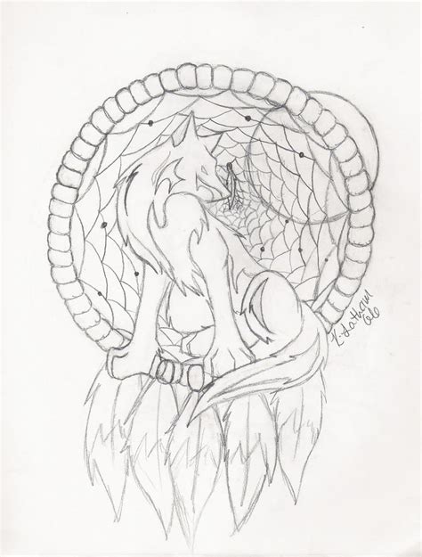 wolf dream catcher 2 by lunarhowl on DeviantArt