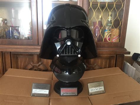 Master Replicas Dual signature Darth Vader Helmet