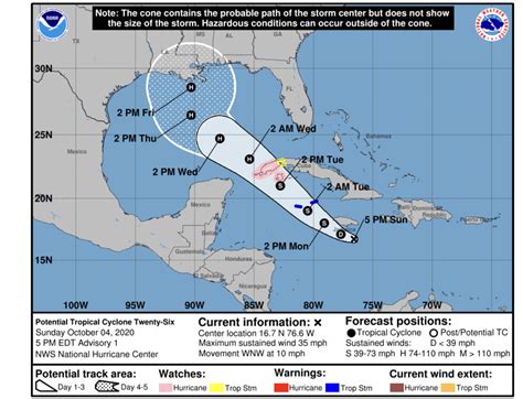 HURRICANE CENTER: Tropical Cyclone 26 To Form, Tracking To Louisiana ...