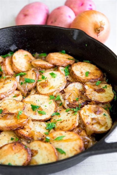 LYONNAISE POTATOES: French roasted potatoes with caramelized onion | Recipe | French cuisine ...