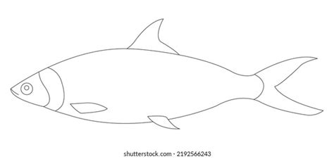 Vektor Stok Sea Animals Coloring Page Kids Fish (Tanpa Royalti) 2180954079 | Shutterstock