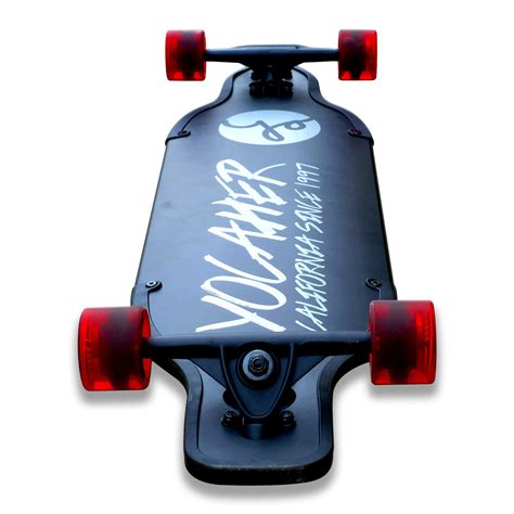 Aluminum Drop Through Complete longboard - Black