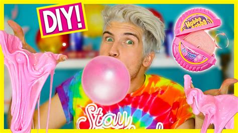 BUBBLE GUM SLIME DIY! - YouTube