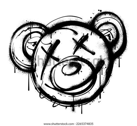 Graffiti Teddy Bear Illustration Street Art Stock Vector (Royalty Free) 2265374835 | Shutterstock