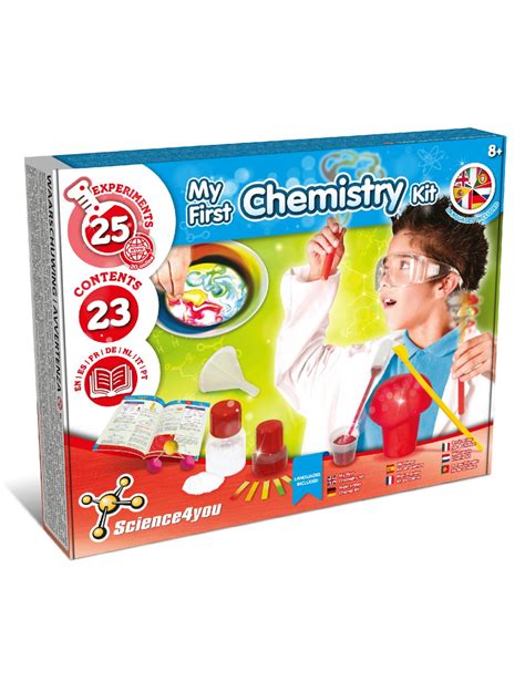 My First Chem Kit - Multilingual | Chemistry Set for Children Aged: 8 ...