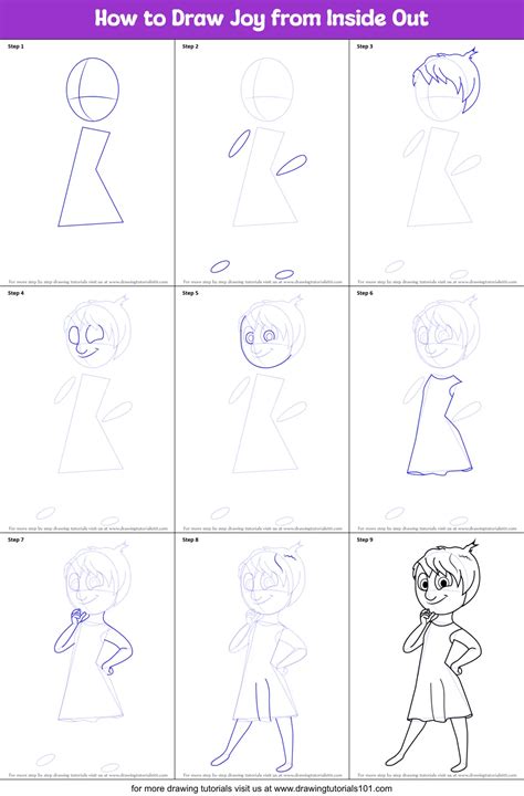 How To Draw Joy From Pixar Inside Out Cute And Easy - vrogue.co