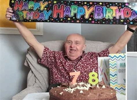 Congrats! Oldest person living in the UK with Down Syndrome celebrates his 78th birthday ...