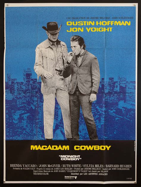 Midnight Cowboy Movie Poster 1969 French 1 panel (47x63)