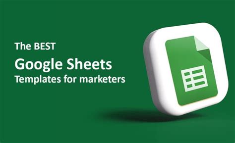 The Best Google Sheets Templates for Marketing Professionals | byMarketers