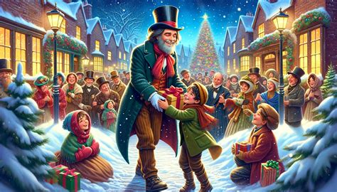 A Christmas Carol Short Story for Kids - with Moral Lesson