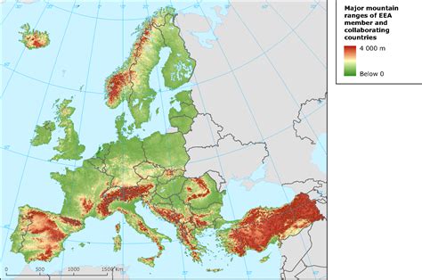 World Maps Library - Complete Resources: Maps Of Europe Mountains