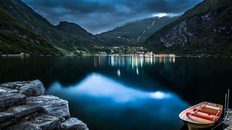 Mountain Lake Beautiful Night Wallpaper,HD Nature Wallpapers,4k ...