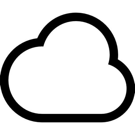 Cloud Outline Vector PNG Transparent Background, Free Download #22306 - FreeIconsPNG