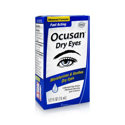 Colirio Ocusan Dry Eyes Azul/ Ojos Secos Azul 0.5 Oz Dlc