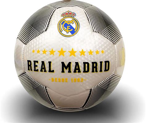 Real Madrid Soccer Ball Size 5 | Icon Sports Licensed White/Black Ball #5