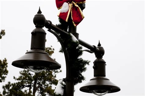 Christmas Lampost Free Stock Photo - Public Domain Pictures