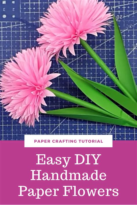 Easy DIY Handmade Paper Flowers | Paper Craft - PaperPapers Blog