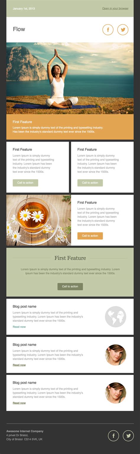 Email Newsletter Templates Free Download