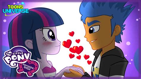 Twilight Sparkle And Flash Sentry Kiss