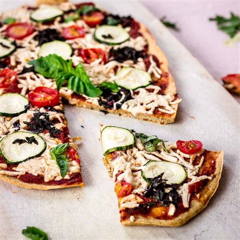 Chickpea Flour Pizza Crust (gluten-free & vegan)