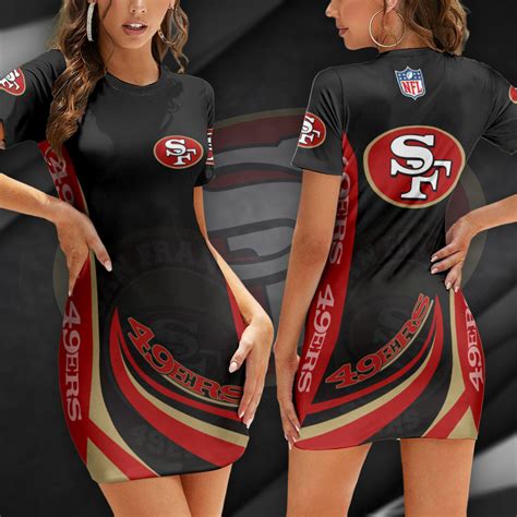 San Francisco 49ers Limited Edition Summer Casual Short Sleeve Bodycon ...