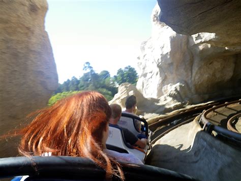 Matterhorn roller coaster - banking right - Disneyland | Flickr