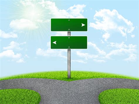 Crossroads Road Sign Stock Photo - Download Image Now - iStock