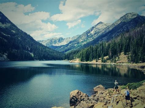 Eight Mile Lake just outside Leavenworth, Wa. Hiked to it today and it was beautiful ...