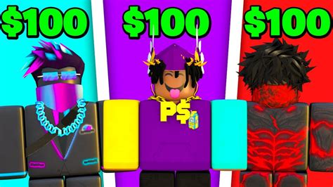 100 ROBUX OUTFITS - YouTube