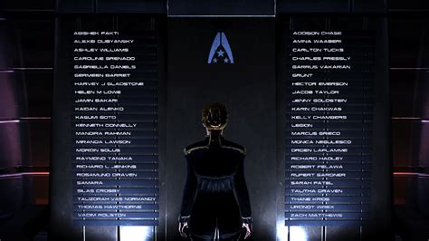 mass effect series - Is it possible to fill the memorial wall on the Normandy? - Arqade