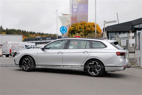 2023 Volkswagen Passat Prototype Hides Sporty Golf Grille Behind Sneaky Disguise | Carscoops