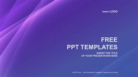 Purple line-Abstract PPT Templates