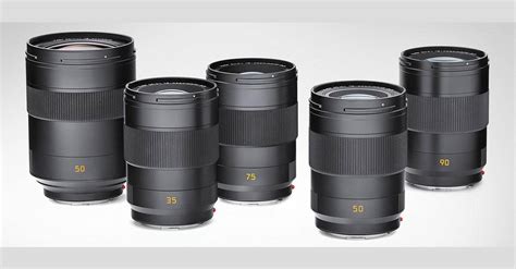 A Complete List of Leica SL L-Mount Lenses and Specifications - 2020