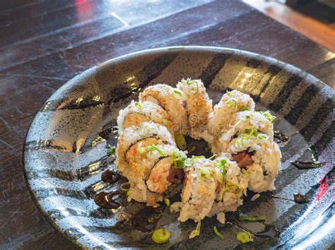 Close Up Shot of Wagyu Beef Sushi Roll Stock Photo - Image of indoor, beef: 224956468