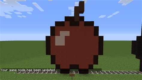 Risha's Minecraft Blog: Apple ~ Pixel Art