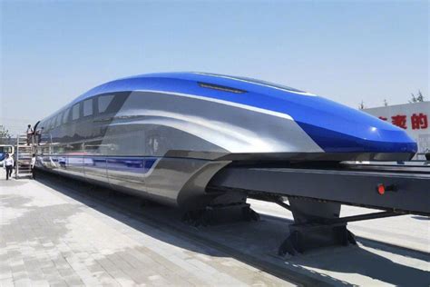 China revealed a prototype maglev train with a top speed of 600 km/h