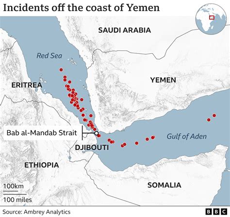 Tracking Houthi attacks in the Red Sea - BBC News