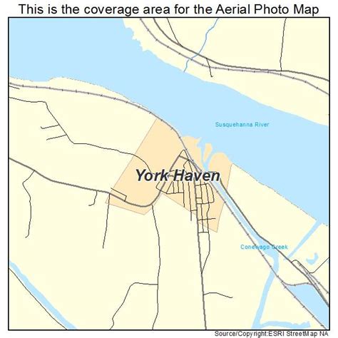 Aerial Photography Map of York Haven, PA Pennsylvania