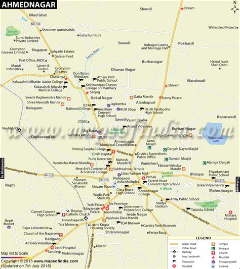 Ahmednagar Map With Villages - Brandy Tabbitha