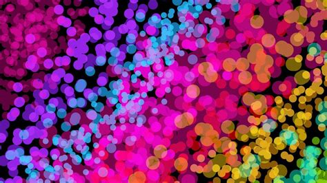 Colorful Neon Bokeh Rounds HD Abstract Wallpapers | HD Wallpapers | ID ...