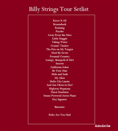 Billy Strings Tour Setlist 2024- Schedule, Tickets, Cities, Dates