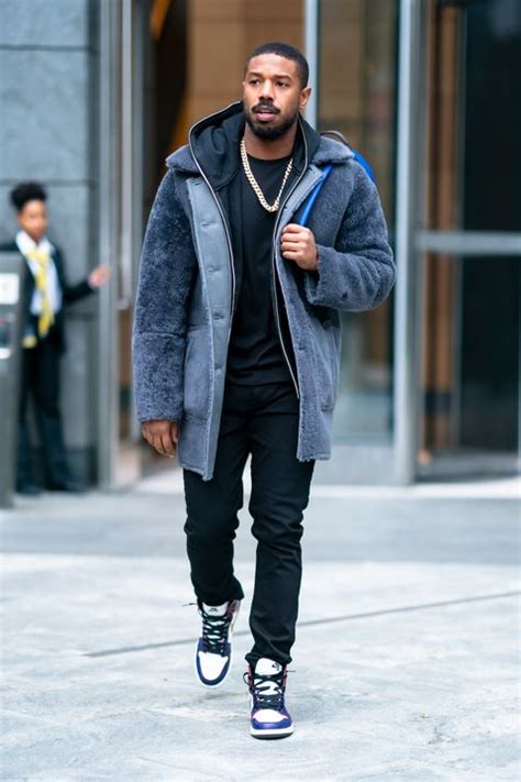 Photos of Michael B. Jordan Wearing Coach in New York City