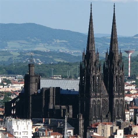 Clermont-Ferrand Cathedral in France - It is built entirely of black lava stone | Cathedral ...