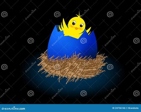 Vector Illustration of Cute Chicken Stock Vector - Illustration of holiday, christian: 24756146