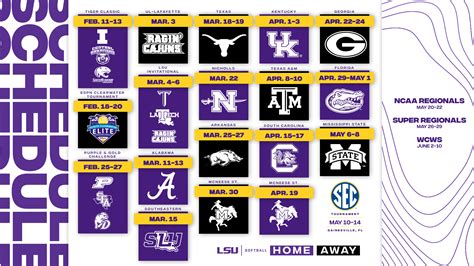 LSU Softball Announces 2022 Schedule – LSU